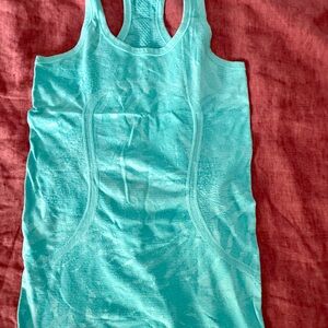 Lululemon Turquoise Racerback Tank Top- size 4